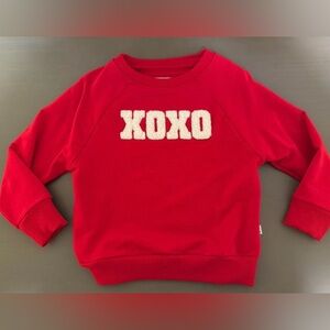 Little Sleepies 18-24 months XOXO crew neck sweatshirt